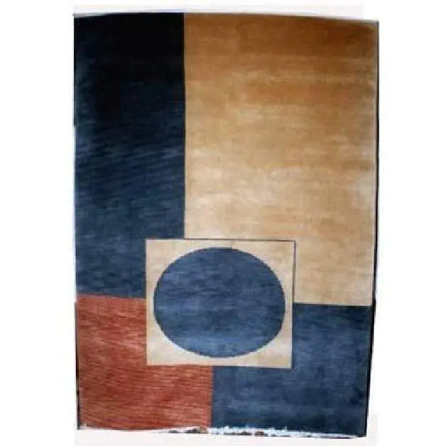 One Of The Kind Indian Hand-Knotted Gabbeh Rug 7'9" X 5'9"